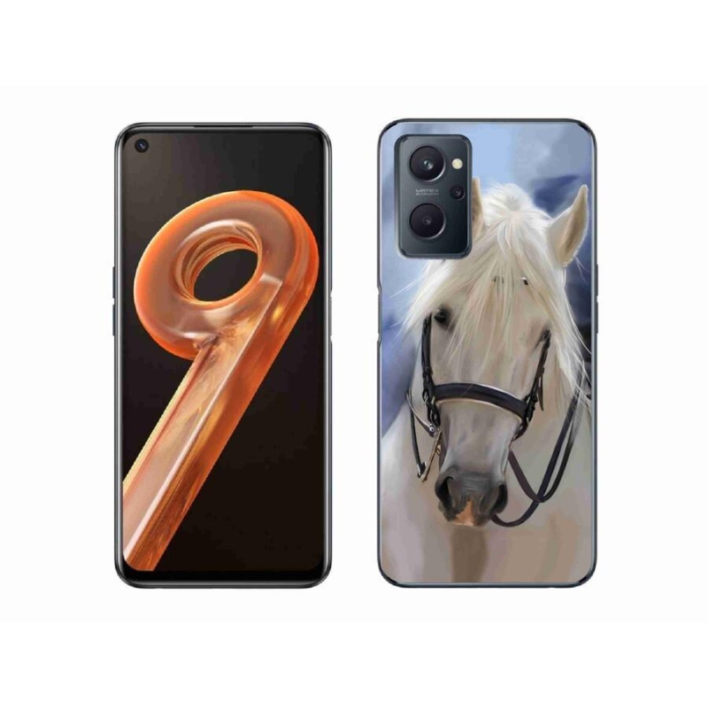 Zselés borítás mmCase a Realme 9i készülékhez - fehér ló