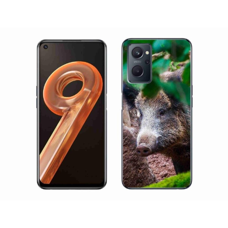 Zselés borító mmCase a Realme 9i készülékhez - vaddisznó