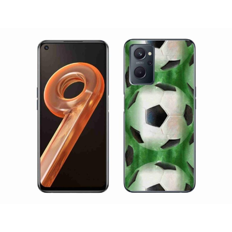 Gél borítás mmCase mobilhoz Realme 9i - focilabda