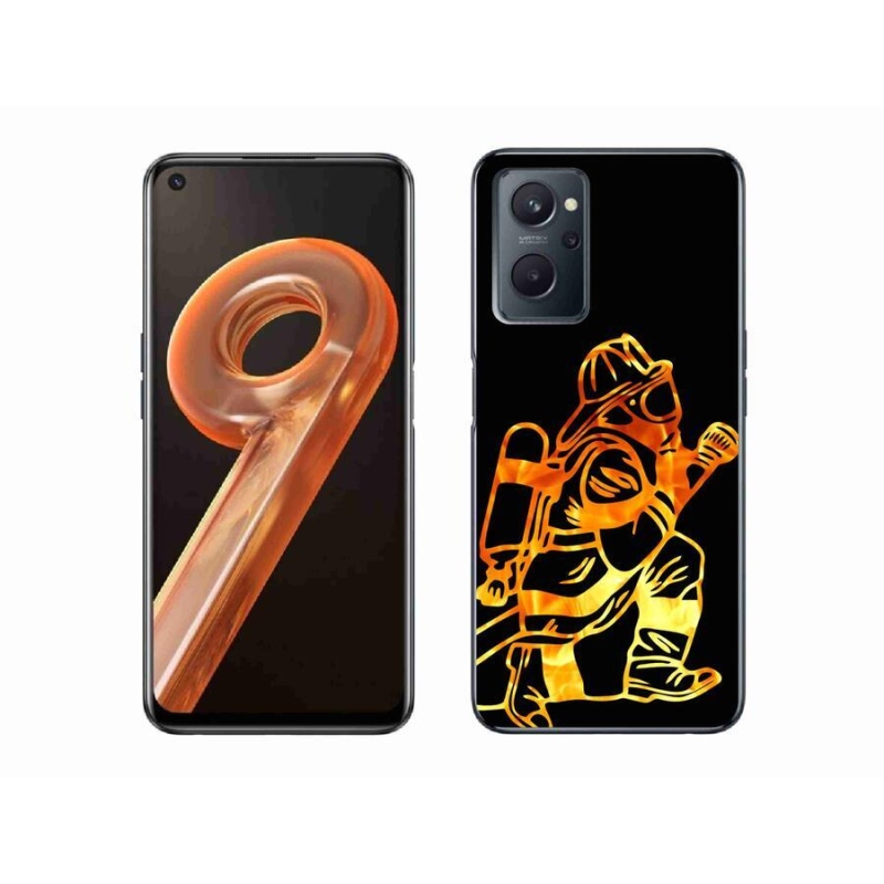 Gél borítás mmCase a Realme 9i készülékhez - tűzoltó 1