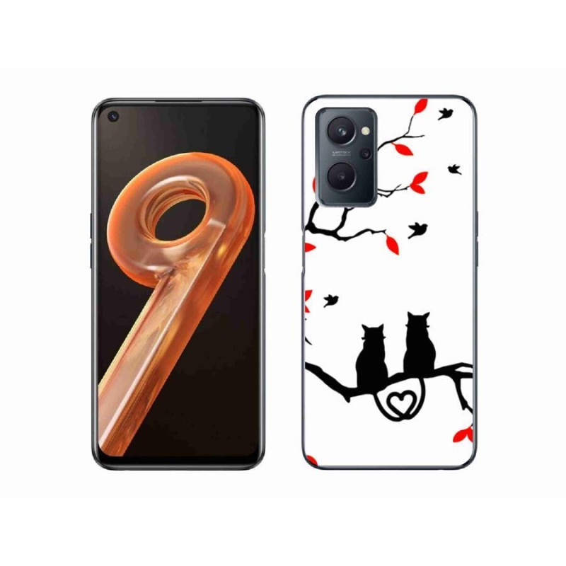 Gél borítás mmCase a Realme 9i készülékhez - macskaszerelem