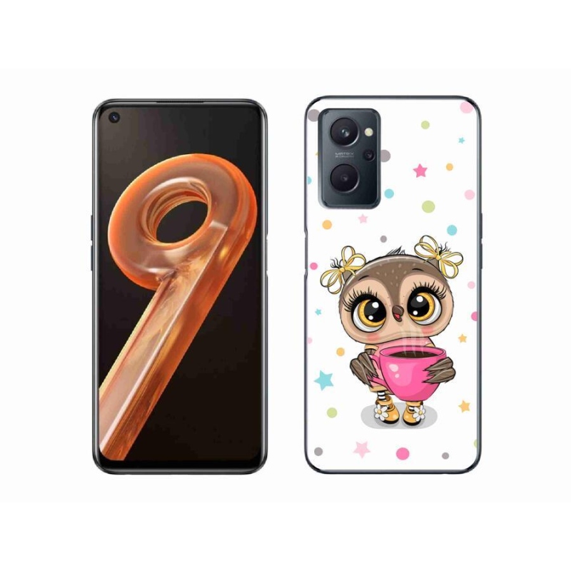 Zselés borító mmCase a Realme 9i készülékhez - rajzfilm bagoly