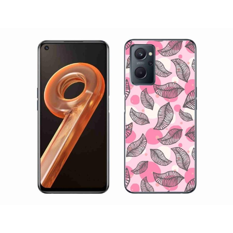 Zselés borító mmCase a Realme 9i készülékhez - rajzfilmes hulló levelek