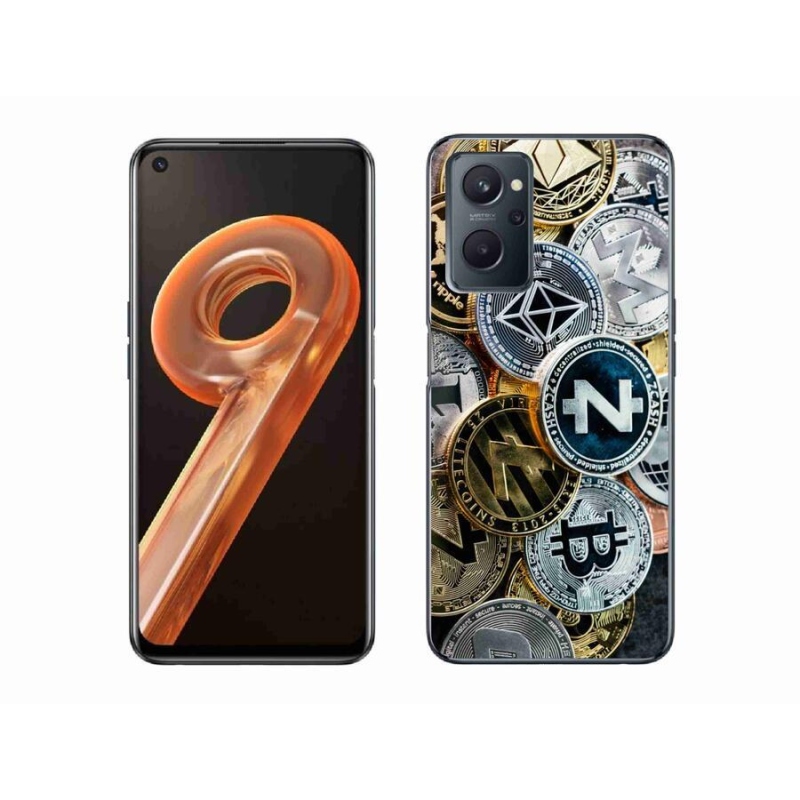Gél borítás mmCase a Realme 9i számára - kriptovaluták
