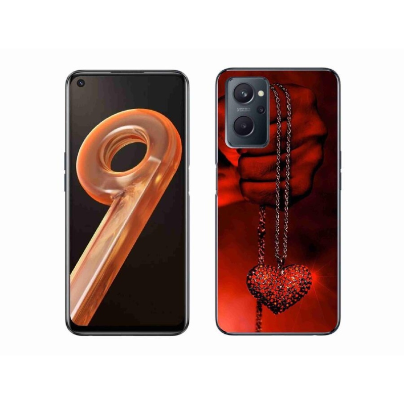 Gél borítás mmCase mobilhoz Realme 9i - nyaklánc