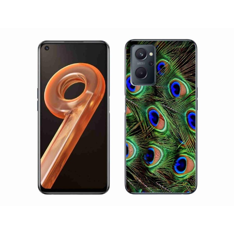 Zselés borítás mmCase a Realme 9i készülékhez - pávatoll
