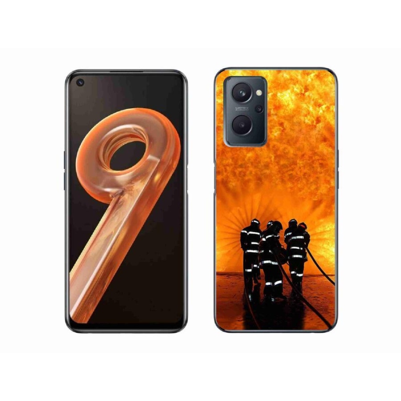 Zselés borítás mmCase a Realme 9i készülékhez - tűz