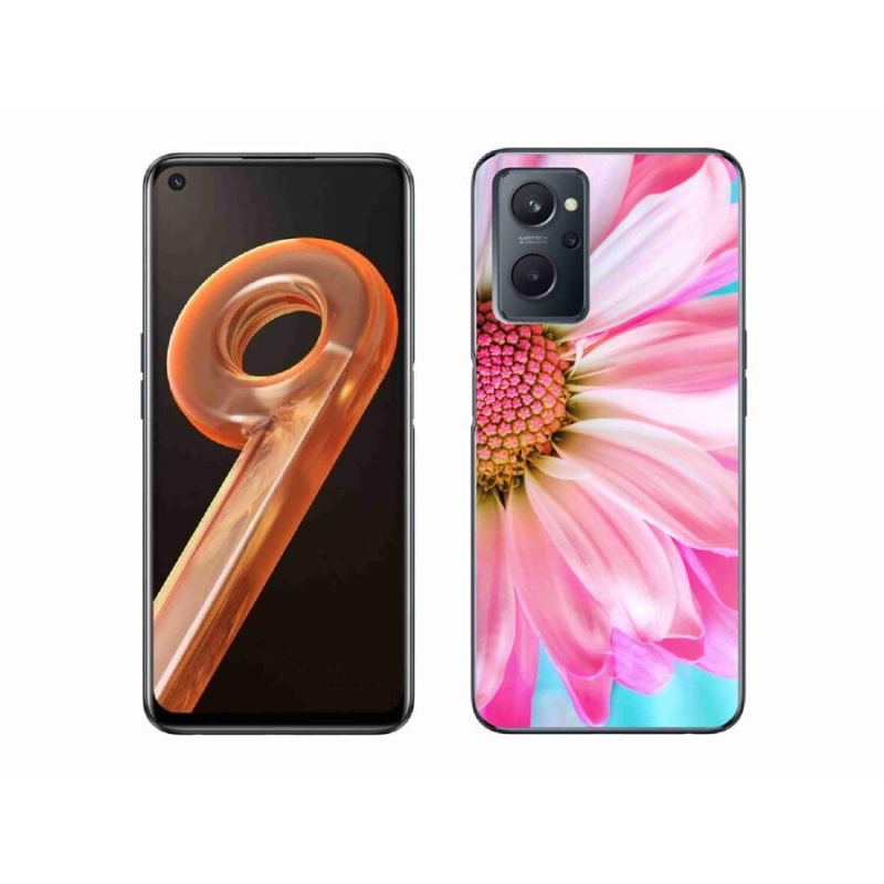Zselés borítás mmCase a Realme 9i készülékhez - rózsaszín virág