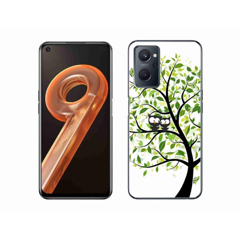 Gél borító mmCase a Realme 9i készülékhez - baglyok a fán