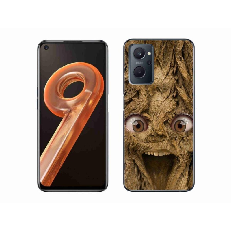 Gél borító mmCase a Realme 9i készülékhez - boldog fa szemekkel