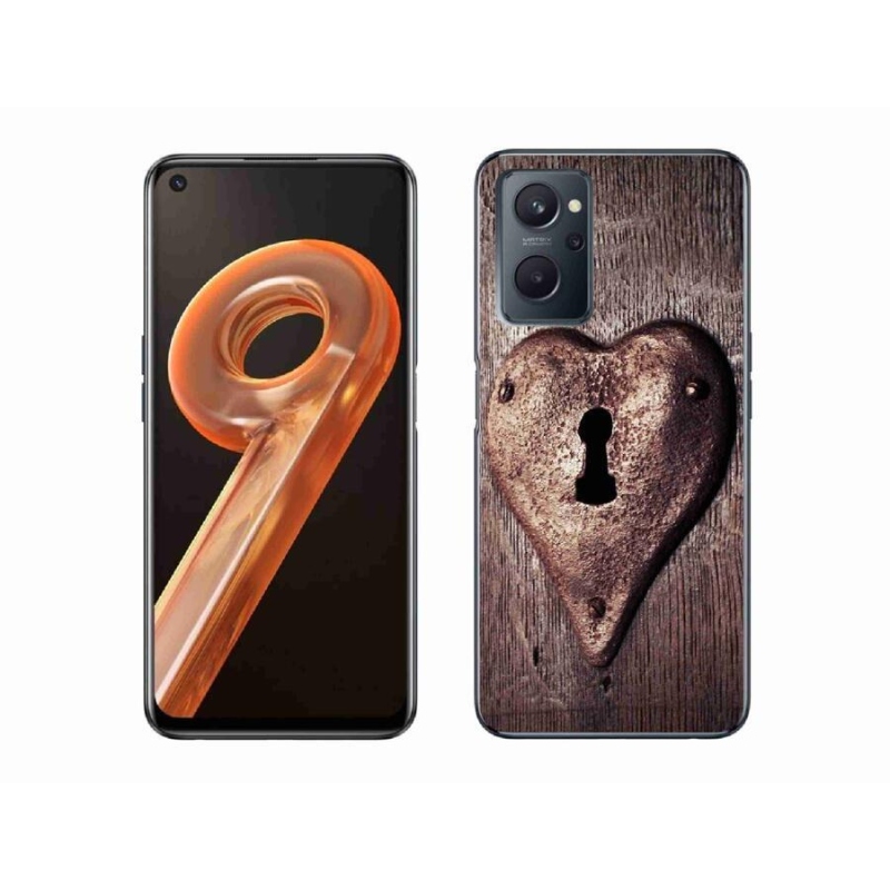 Zselés borítás mmCase a Realme 9i készülékhez - szív alakú zár