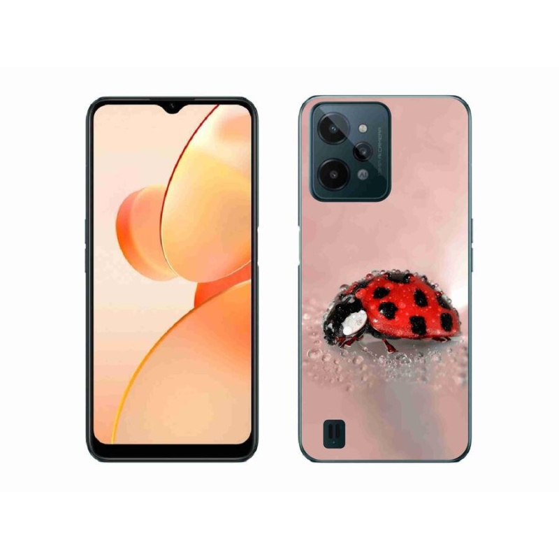 Zselés borító mmCase mobilhoz Realme C31 - katicabogár