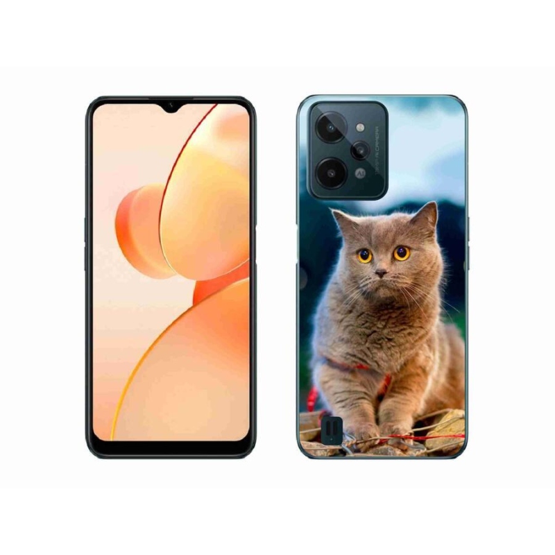 Zselés borító mmCase mobilhoz Realme C31 - brit kék 2