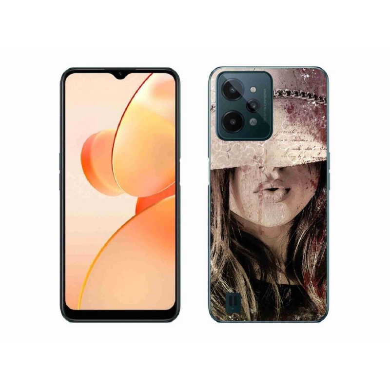 Zselés borító mmCase mobilhoz Realme C31 - lány