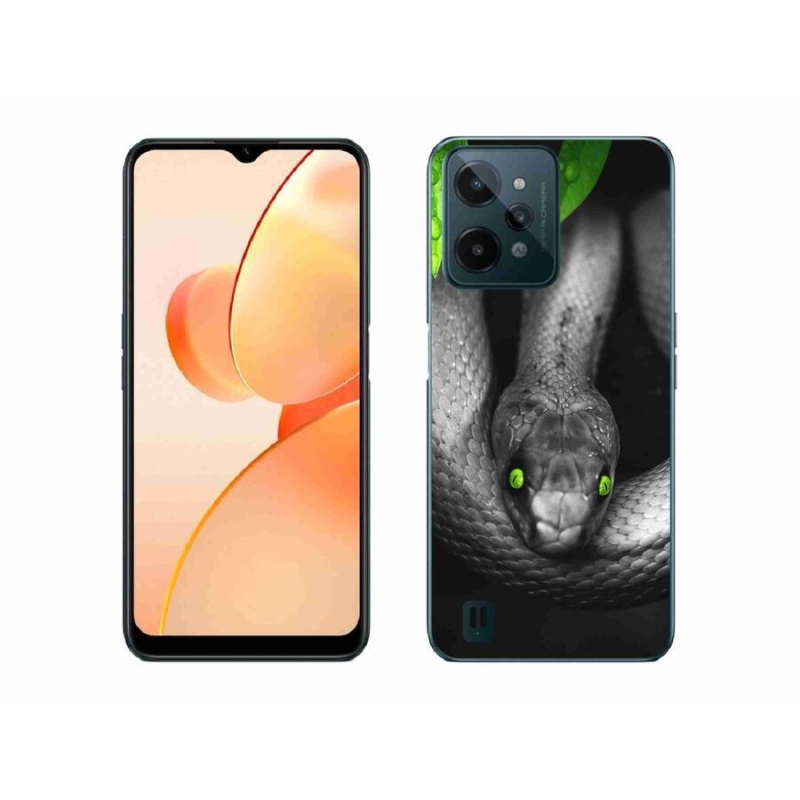Zselés borító mmCase mobilhoz Realme C31 - kígyó