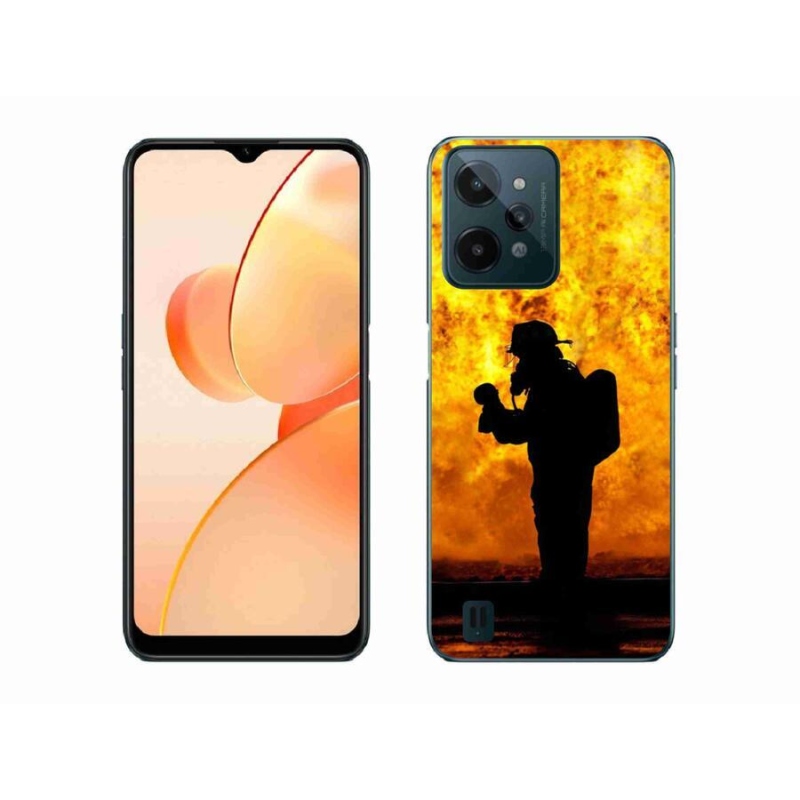 Gél borító mmCase mobilhoz Realme C31 - tűzoltó