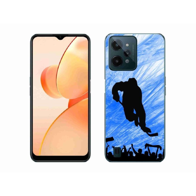 Gél borítás mmCase mobilhoz Realme C31 - hokis játékos