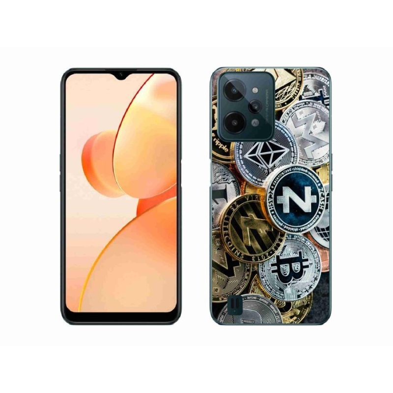 Gél borító mmCase mobilhoz Realme C31 - kriptovaluták