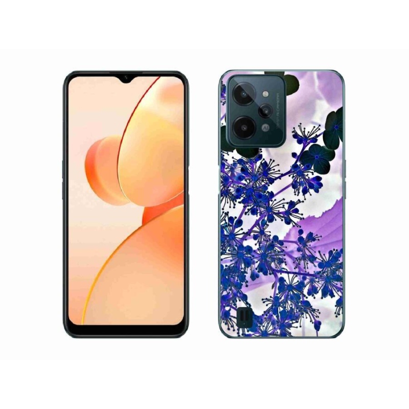 Zselés borító mmCase mobilhoz Realme C31 - hortenzia virág