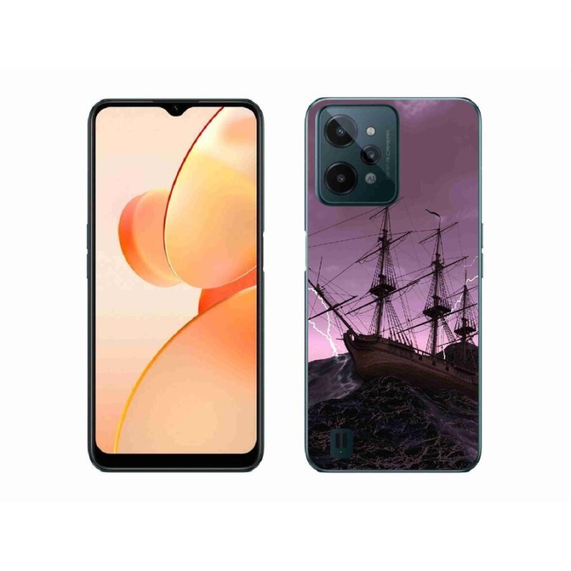 Gél borítás mmCase mobilhoz Realme C31 - hajó a viharban