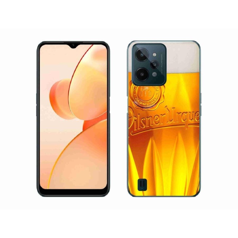 Zselés borító mmCase mobilhoz Realme C31 - sör