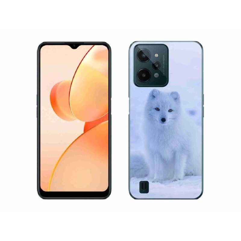 Zselés borító mmCase mobilhoz Realme C31 - polár róka