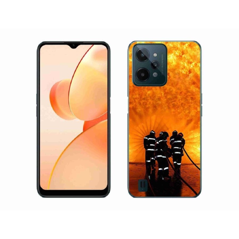 Gél borítás mmCase mobilhoz Realme C31 - tűz