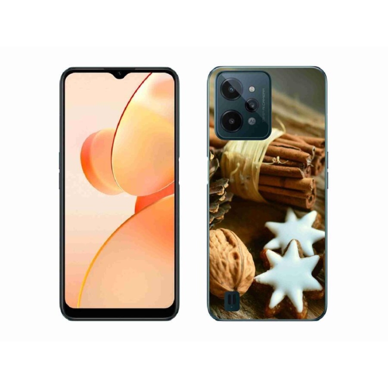 Gél borítás mmCase mobilhoz Realme C31 - fahéj és mézeskalács