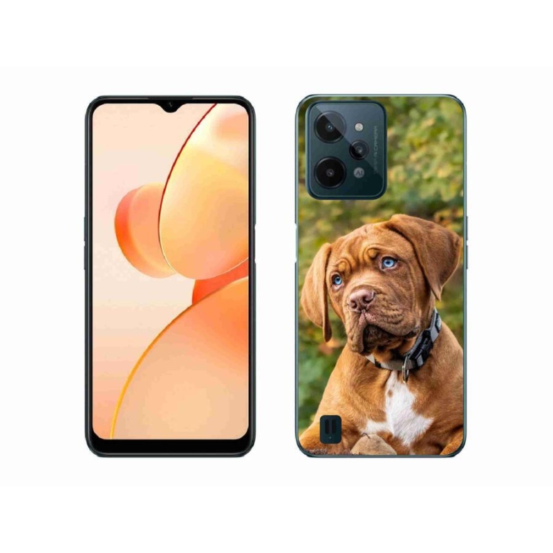Zselés borító mmCase mobilhoz Realme C31 - kölyökkutyakölyök