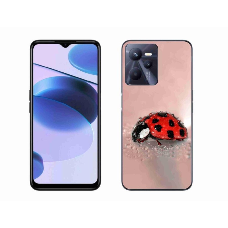 Zselés borító mmCase mobilhoz Realme C35 - katicabogár