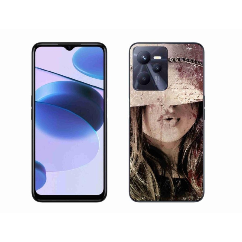 Gél borító mmCase mobilhoz Realme C35 - lány