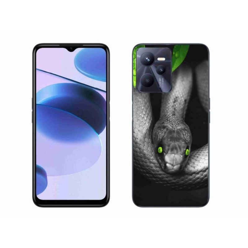 Zselés borító mmCase mobilhoz Realme C35 - kígyó