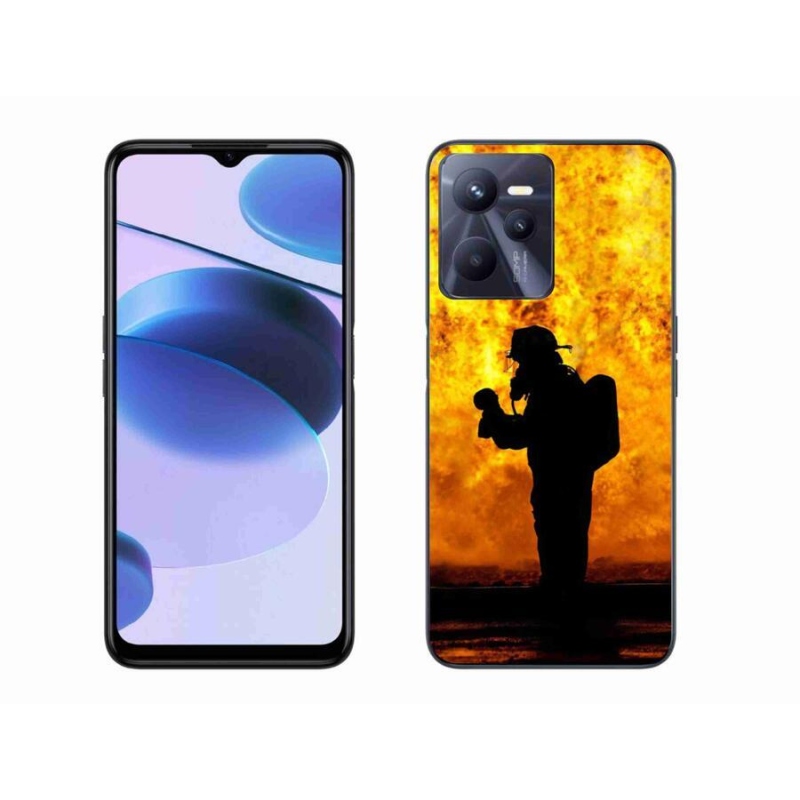 Gél borító mmCase mobilhoz Realme C35 - tűzoltó