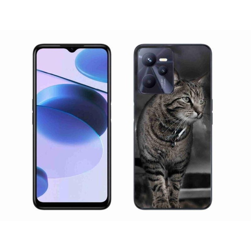 Zselés borító mmCase mobilhoz Realme C35 - cat