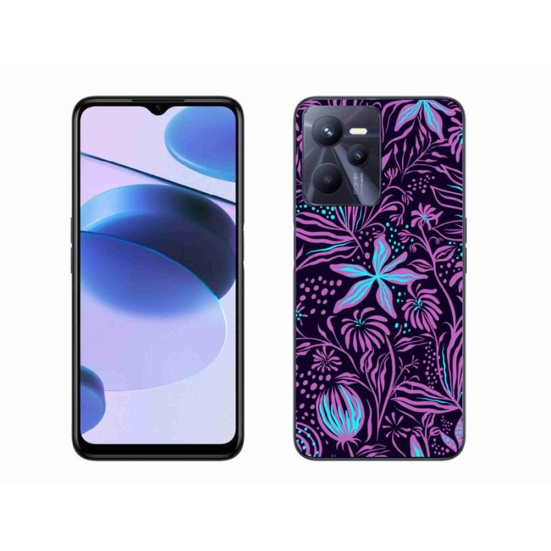 Gél borító mmCase mobilhoz Realme C35 - virágok 2