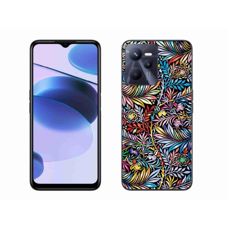 Gél borító mmCase mobilhoz Realme C35 - virágok 5