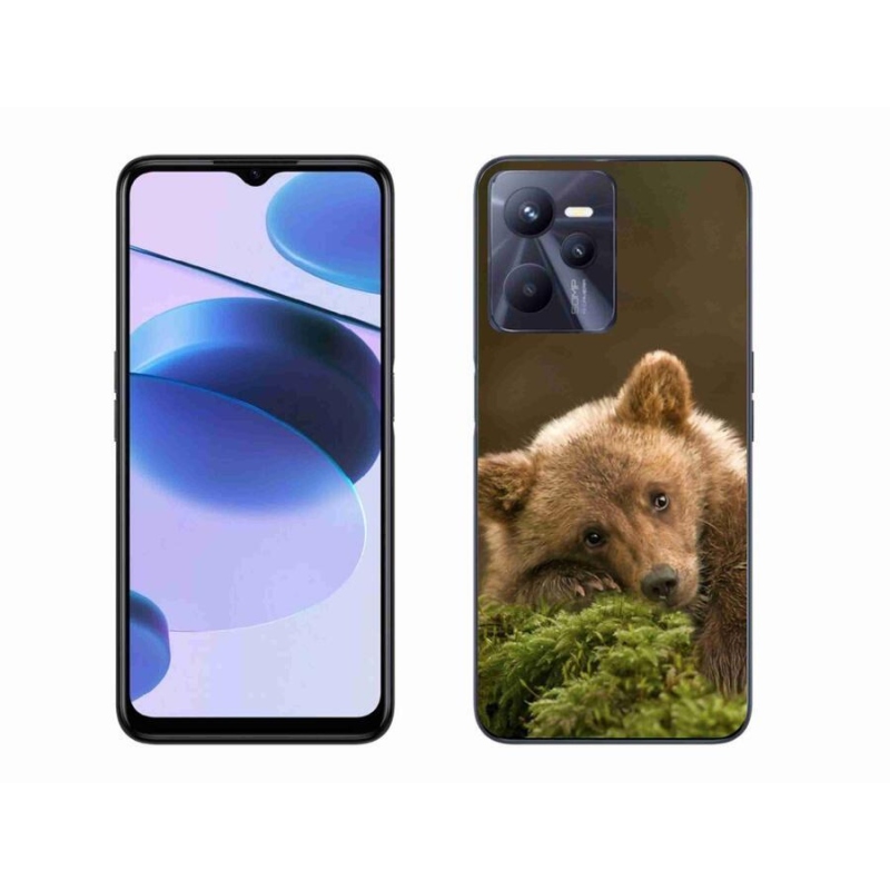 Zselés borítás mmCase mobilhoz Realme C35 - medve