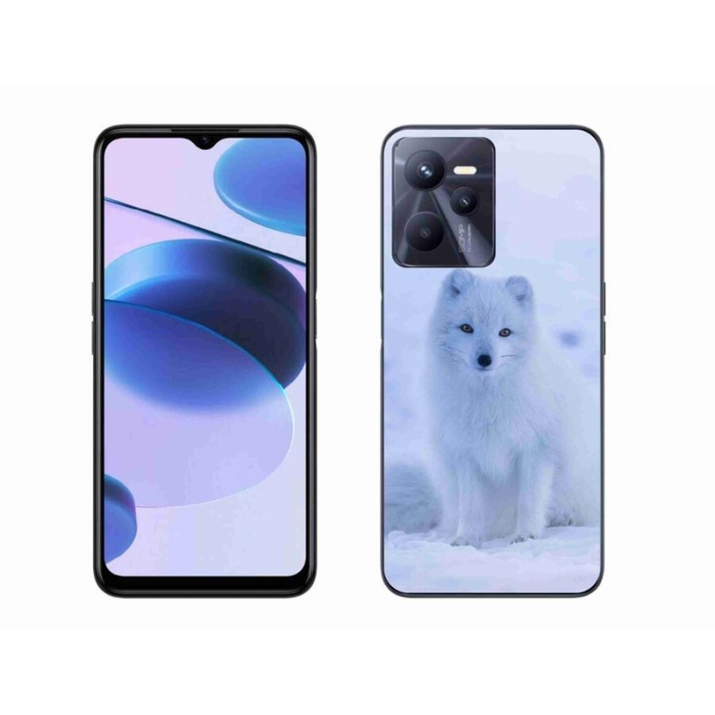 Zselés borítás mmCase a Realme C35 készülékhez - polár róka