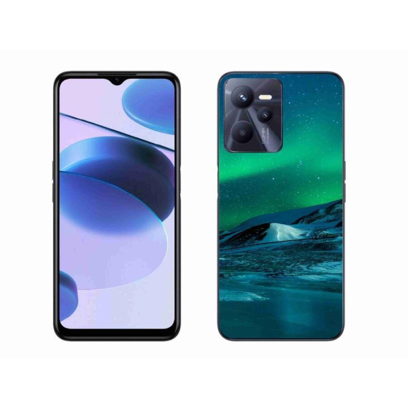 Gél borítás mmCase a Realme C35 készülékhez - aurora borealis
