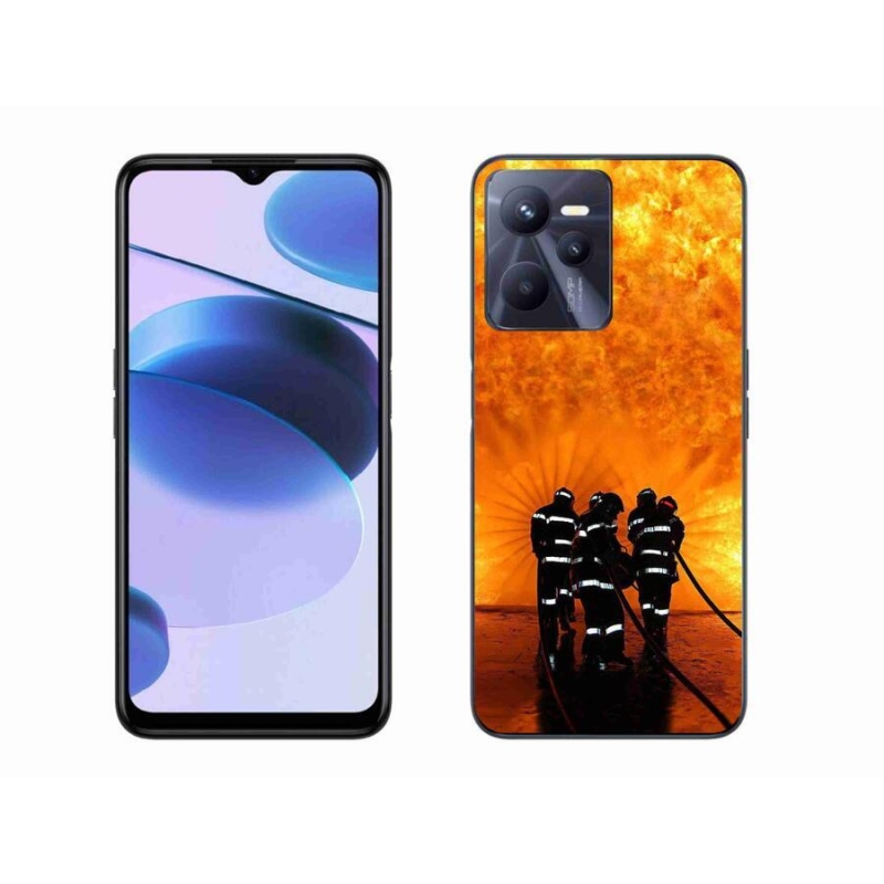 Gél borítás mmCase mobilhoz Realme C35 - tűz