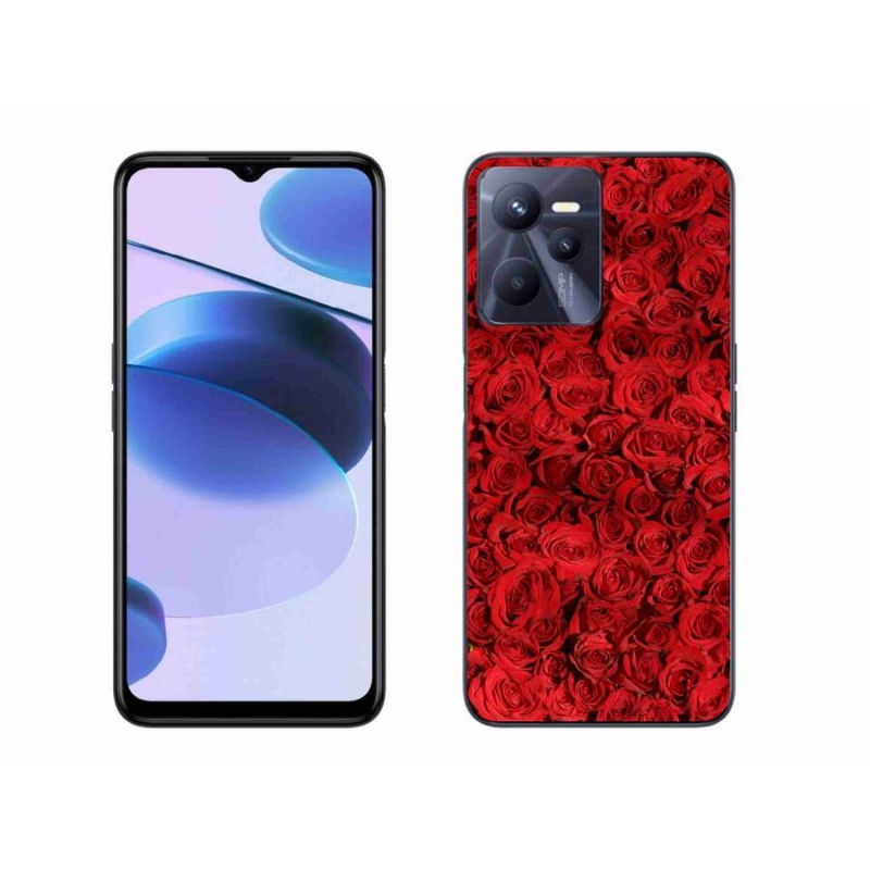 Zselés borító mmCase mobilhoz Realme C35 - rózsaszínű