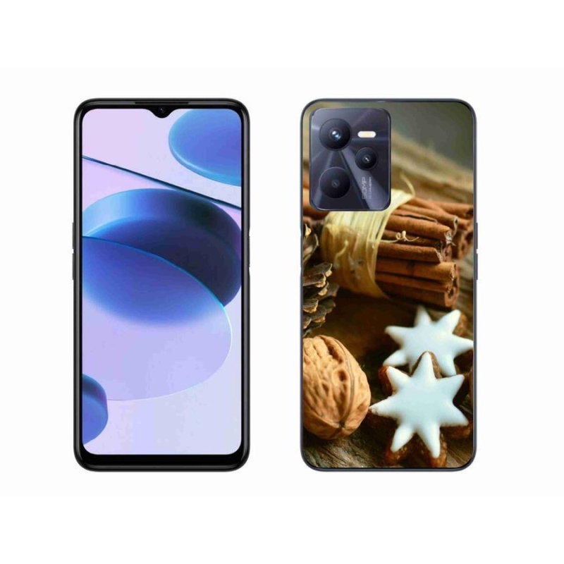 Gél borítás mmCase a Realme C35 készülékhez - fahéj és mézeskalács