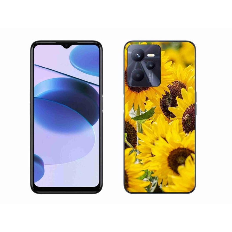 Gél borító mmCase a Realme C35 készülékhez - napraforgó