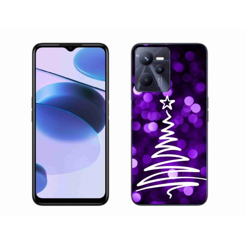 Zselés borítás mmCase mobilhoz Realme C35 - fa