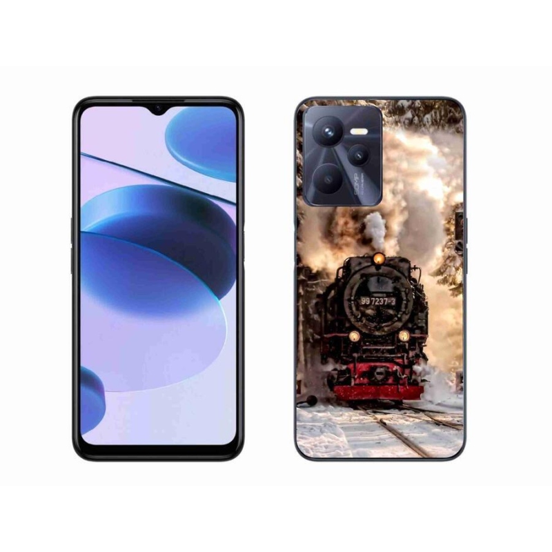 Gél borító mmCase mobilhoz Realme C35 - vonat