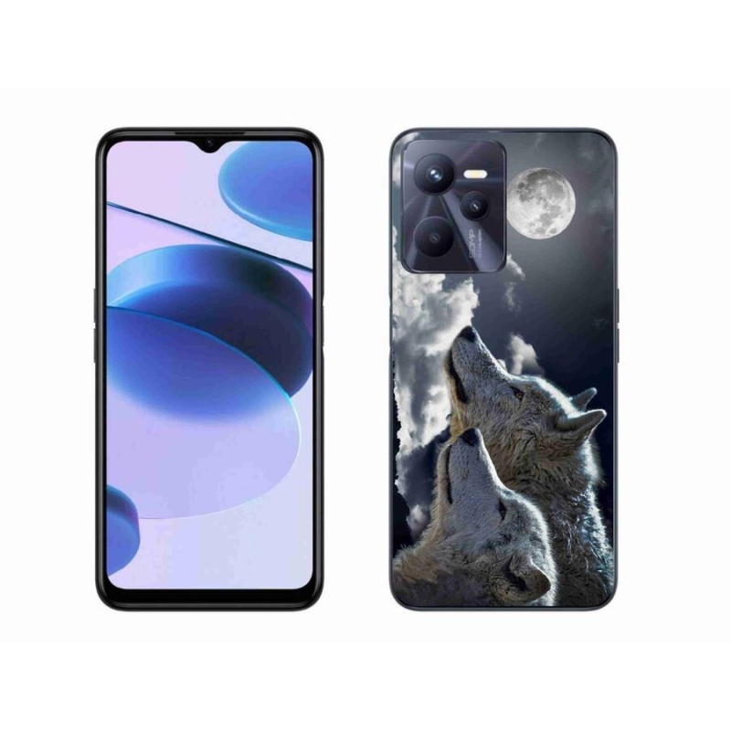Zselés borítás mmCase mobilhoz Realme C35 - farkasok