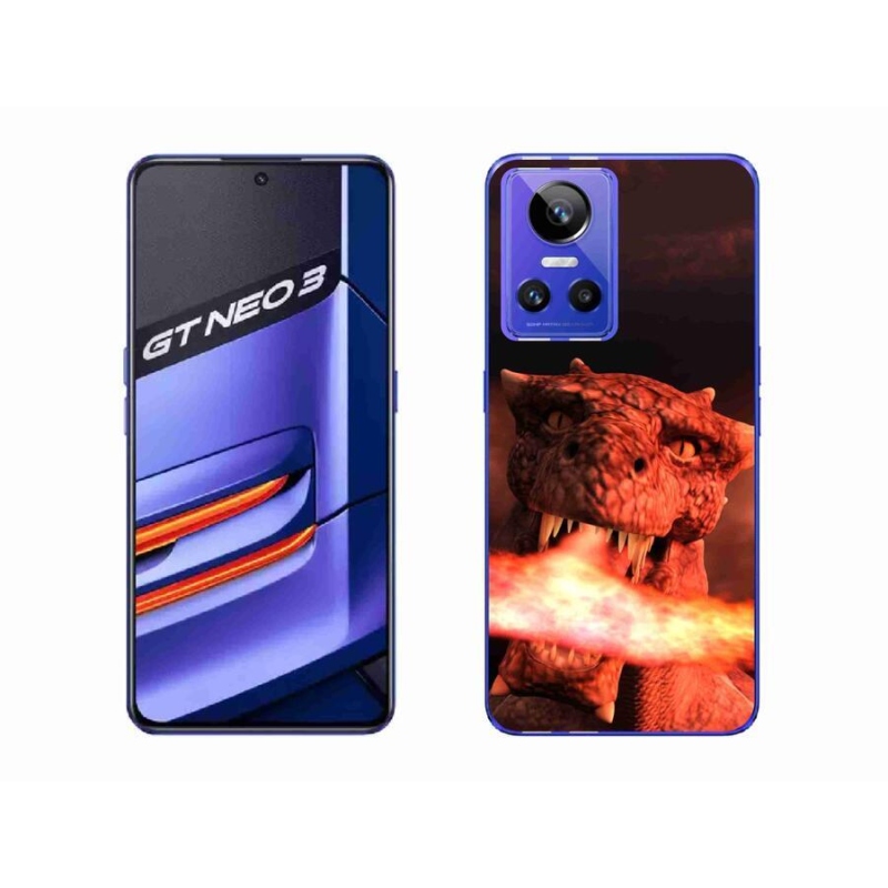 Gél borítás mmCase mobilhoz Realme GT Neo 3 - sárkány