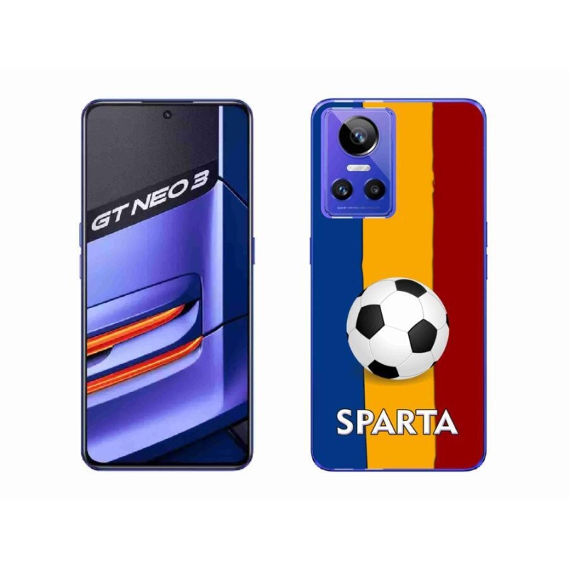 Gél borítás mmCase a Realme GT Neo 3 számára - futball 1