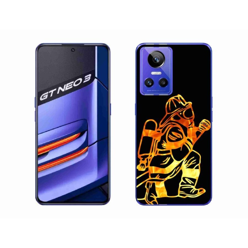 Gél borítás mmCase mobilhoz Realme GT Neo 3 - tűzoltó 1