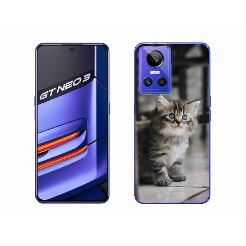 Gél borítás mmCase a Realme GT Neo 3 készülékhez - cica